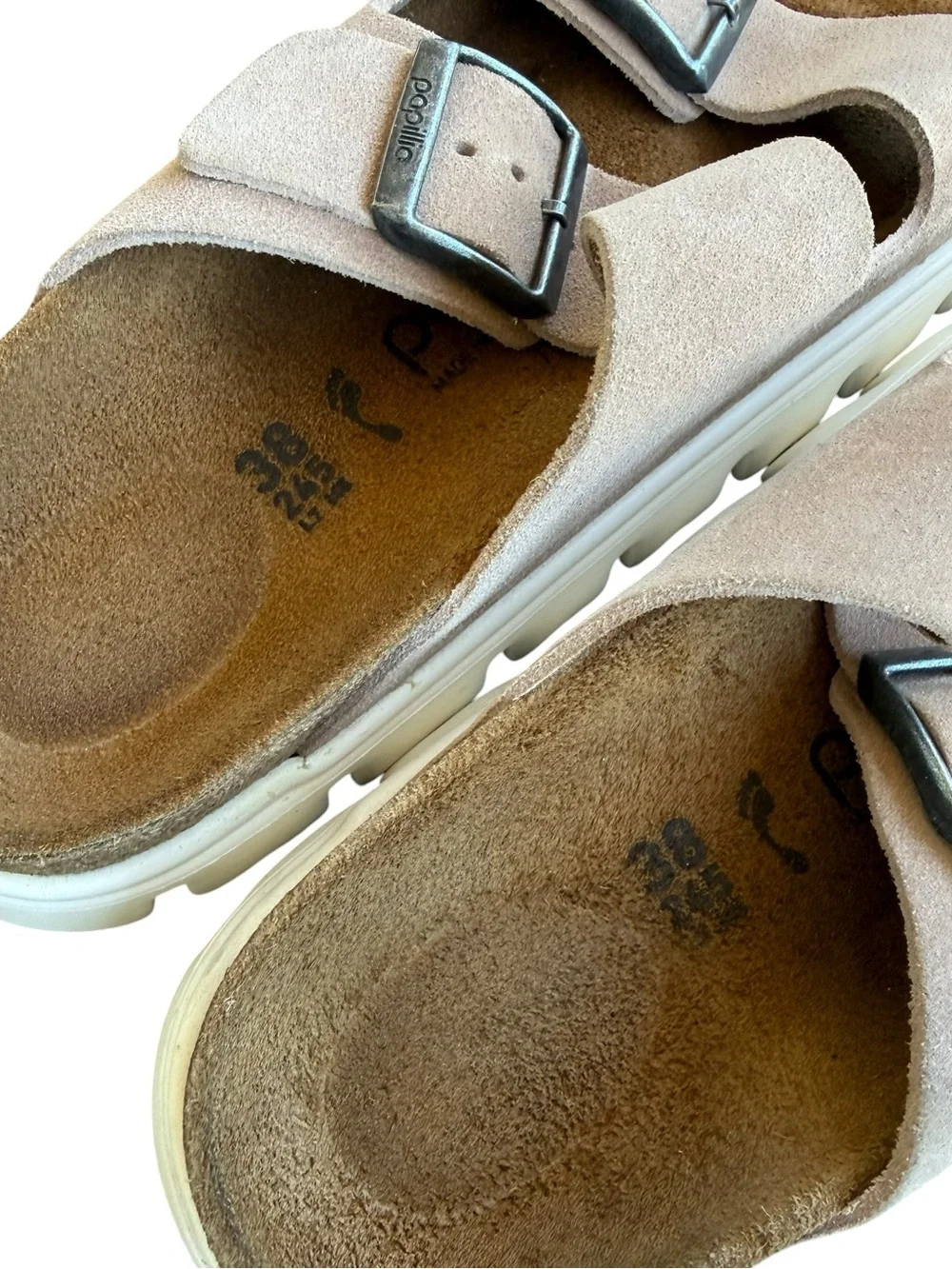 Papilio by Birkenstock chunky platform Arizona sandals women’s 38 - size 7